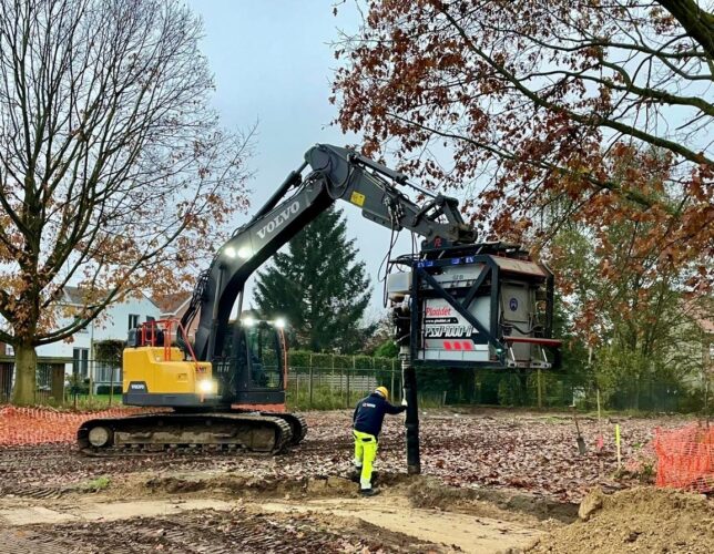 Pladdet grondzuigbak
Pladdet grondzuiger